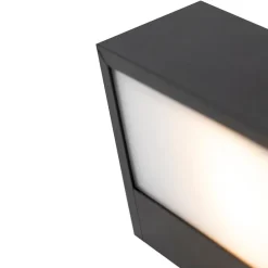 Design langwerpige wandlamp zwart 60 cm - Houx