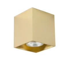 Design opbouwspot goud GU10 50mm- Qubo