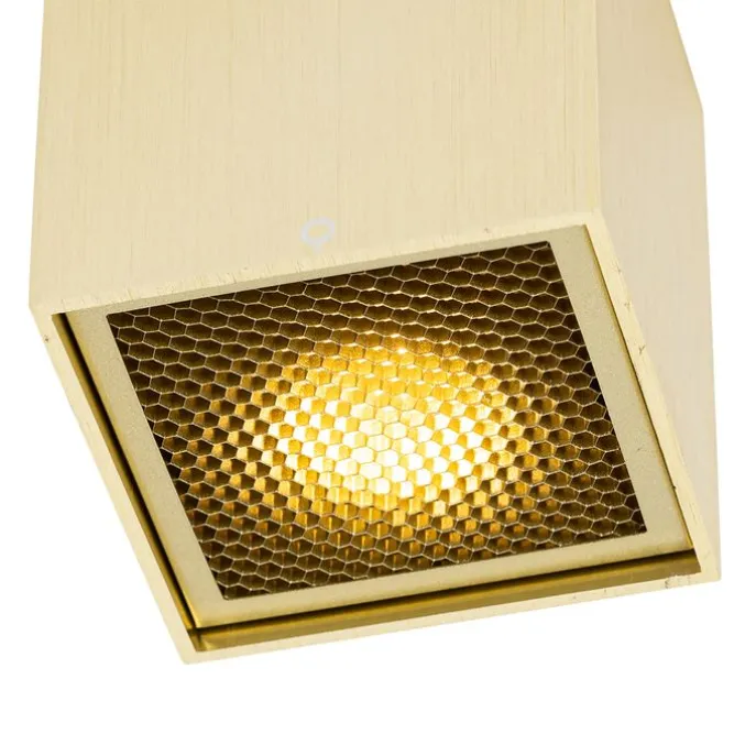 Design opbouwspot goud GU10 50mm - Qubo Honey