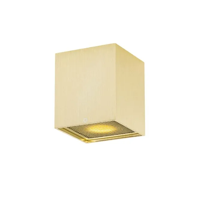 Design opbouwspot goud GU10 50mm - Qubo Honey