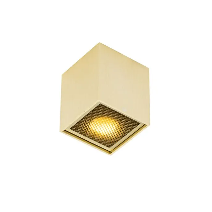 Design opbouwspot goud GU10 50mm - Qubo Honey
