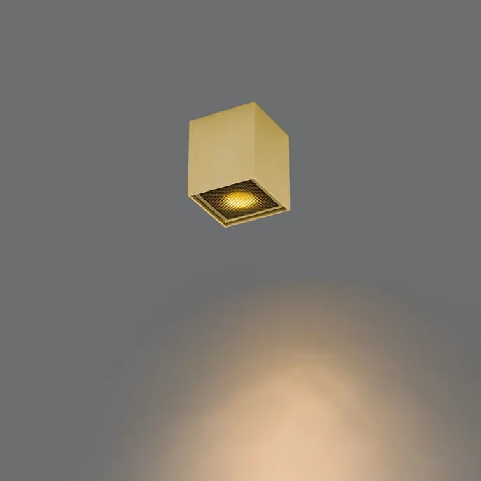 Design opbouwspot goud GU10 50mm - Qubo Honey