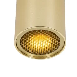 Design opbouwspot goud GU10 50mm - Tubo Honey