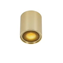Design opbouwspot goud GU10 50mm - Tubo Honey
