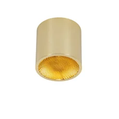 Design opbouwspot goud GU10 111mm - Impact Honey