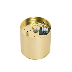 Design opbouwspot goud GU10 111mm - Impact Honey
