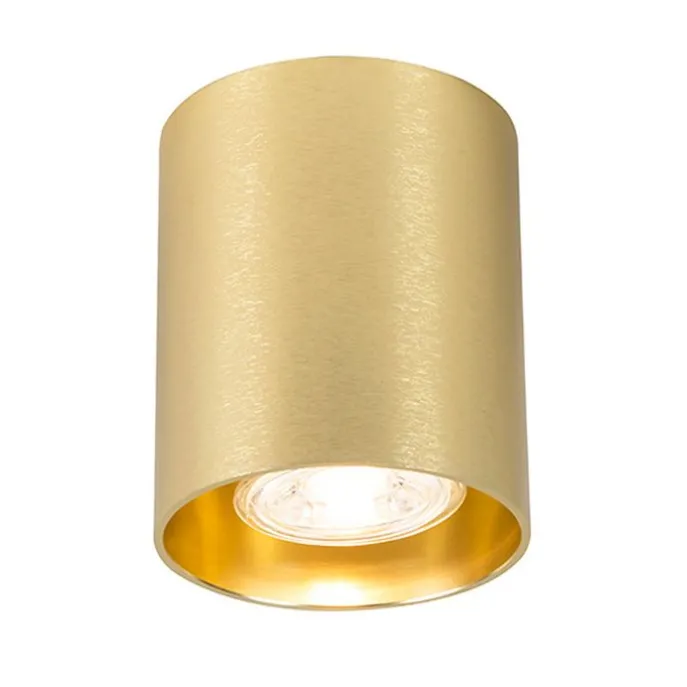 Design opbouwspot goud GU10 50mm - Tubo