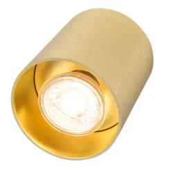 Design opbouwspot goud GU10 50mm - Tubo