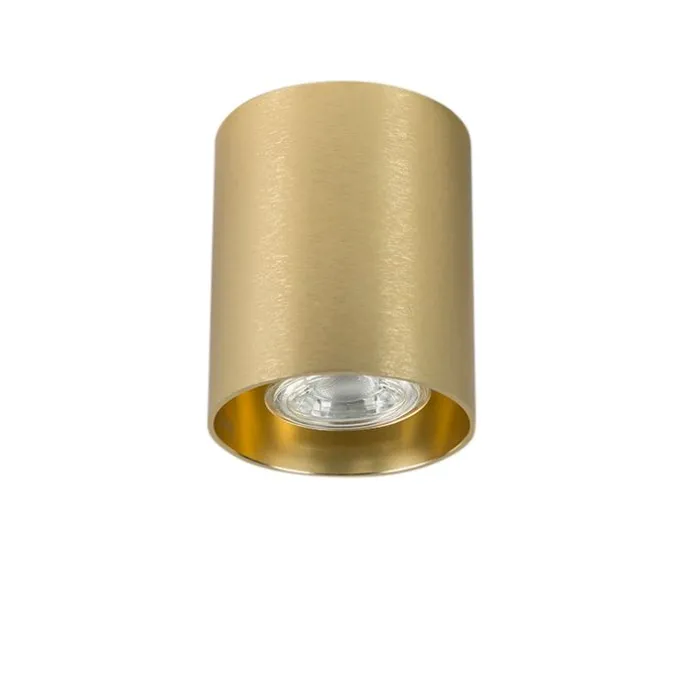 Design opbouwspot goud GU10 50mm - Tubo