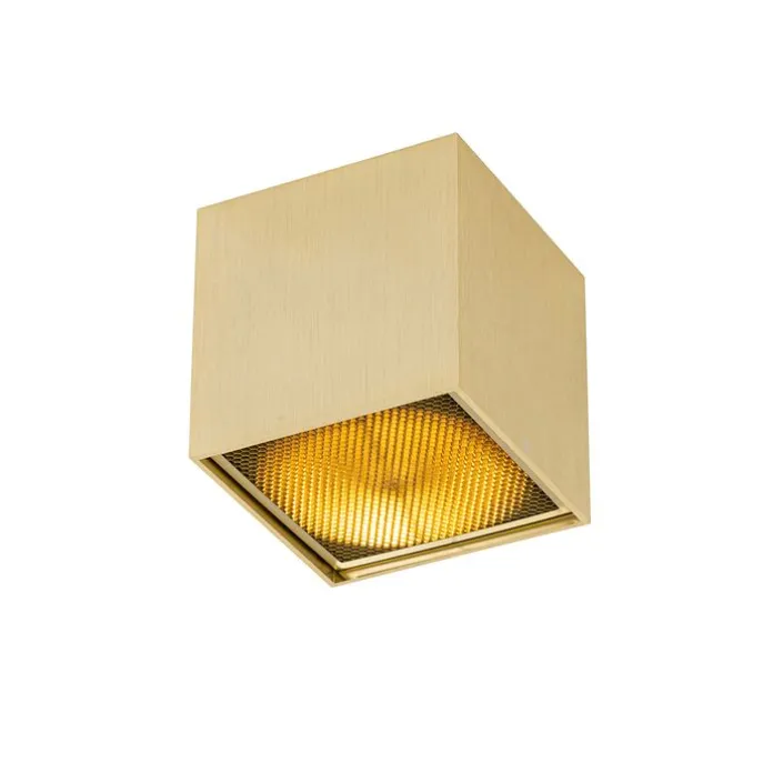 Design opbouwspot goud GU10 111mm - Box Honey