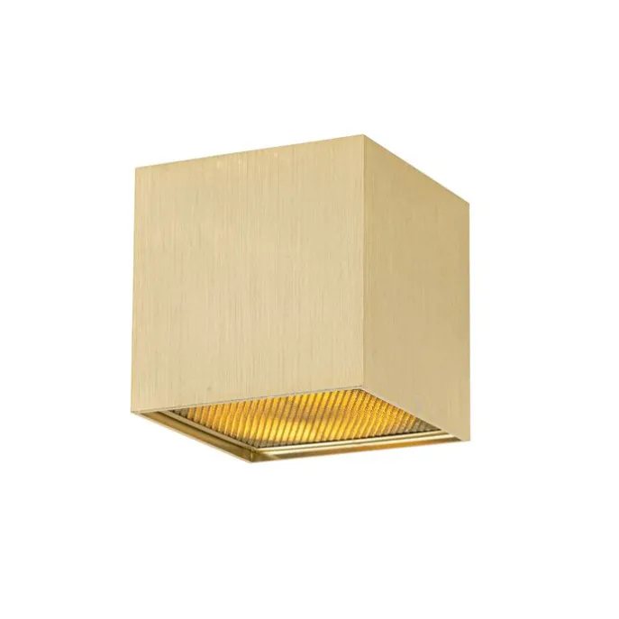 Design opbouwspot goud GU10 111mm - Box Honey