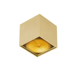 Design opbouwspot goud GU10 111mm - Box Honey