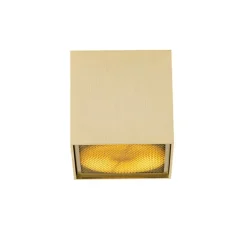 Design opbouwspot goud GU10 111mm - Box Honey
