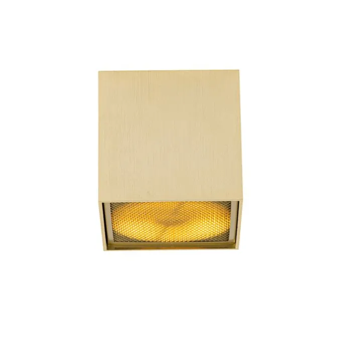 Design opbouwspot goud GU10 111mm - Box Honey