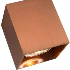 Design opbouwspot koper GU10 50mm - Qubo