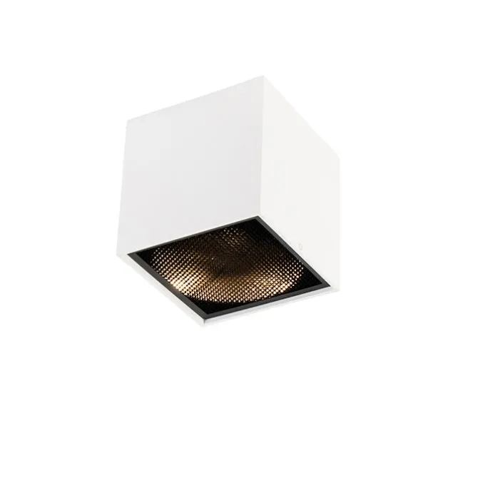 Design opbouwspot wit GU10 111mm - Box Honey