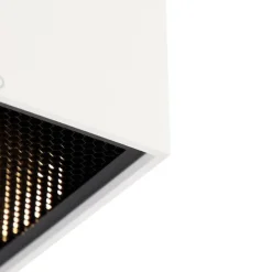 Design opbouwspot wit GU10 111mm - Box Honey