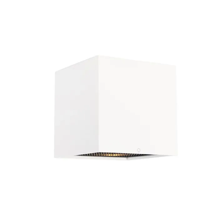 Design opbouwspot wit GU10 111mm - Box Honey