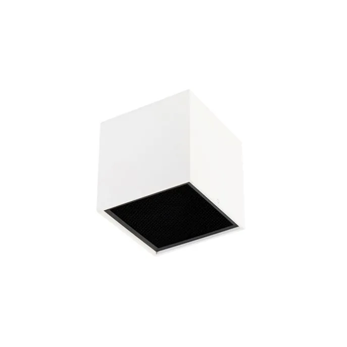 Design opbouwspot wit GU10 111mm - Box Honey