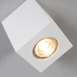 Design opbouwspot wit GU10 50mm - Quba 2