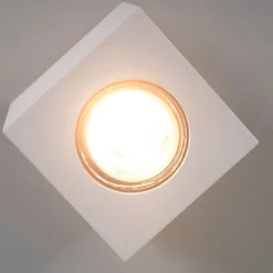 Design opbouwspot wit GU10 50mm - Quba 2