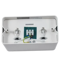 Design opbouwspot wit GU10 70mm 2-lichts draai- en kantelbaar - Vox