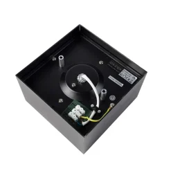 Design opbouwspot zwart draai- en kantelbaar - Kaya