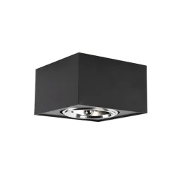 Design opbouwspot zwart draai- en kantelbaar - Kaya