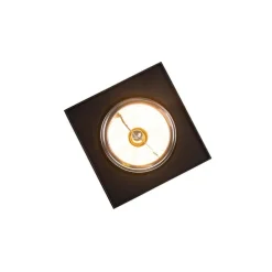 Design opbouwspot zwart draai- en kantelbaar - Kaya