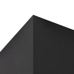 Design opbouwspot zwart GU10 111mm - Box Honey