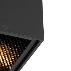 Design opbouwspot zwart GU10 50mm- Qubo Honey
