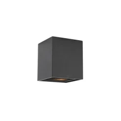 Design opbouwspot zwart GU10 50mm- Qubo Honey
