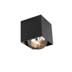 Design opbouwspot zwart vierkant - Box