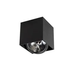 Design opbouwspot zwart vierkant - Box