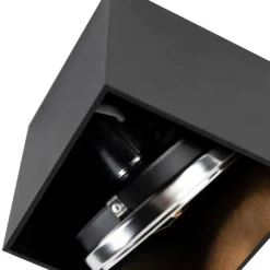 Design opbouwspot zwart vierkant - Box