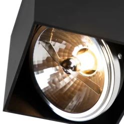 Design opbouwspot zwart vierkant - Box
