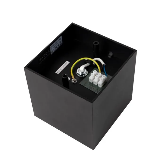 Design opbouwspot zwart vierkant - Box