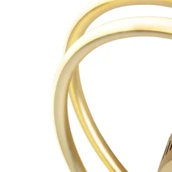 Design plafondlamp goud incl. LED 3 staps dimbaar - Rowan