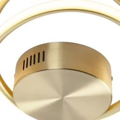 Design plafondlamp goud incl. LED 3 staps dimbaar - Rowan