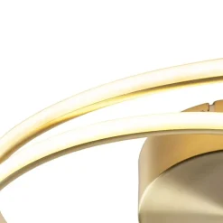 Design plafondlamp goud incl. LED 3 staps dimbaar - Rowan