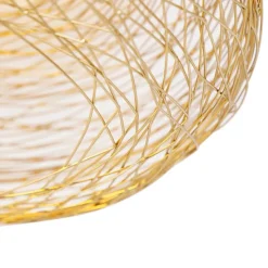 Design plafondlamp goud ovaal - Sarella