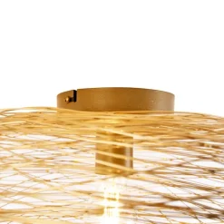 Design plafondlamp goud ovaal - Sarella