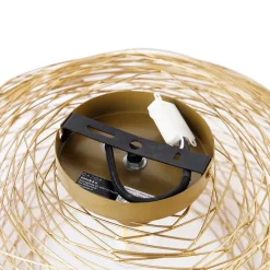 Design plafondlamp goud ovaal - Sarella