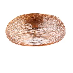 Design plafondlamp koper ovaal - Sarella