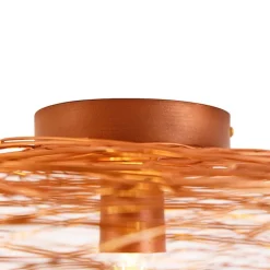 Design plafondlamp koper ovaal - Sarella