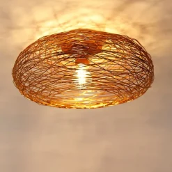 Design plafondlamp koper ovaal - Sarella