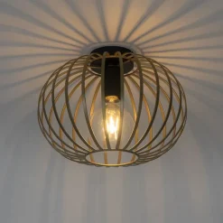 Design plafondlamp messing 30 cm - Johanna