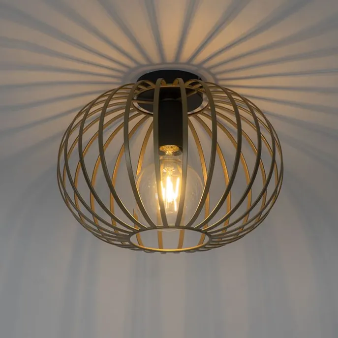 Design plafondlamp messing 30 cm - Johanna