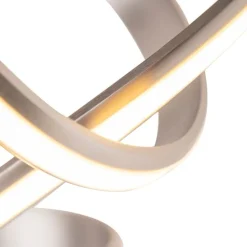 Design plafondlamp staal dimbaar incl. LED - Viola Due