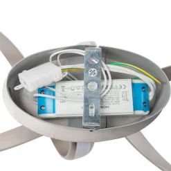 Design plafondlamp staal dimbaar incl. LED - Viola Due